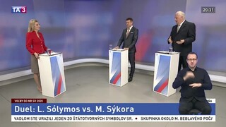 Duel v Téme dňa: Sólymos proti Sýkorovi