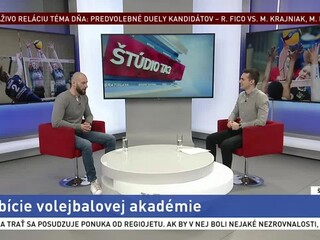 ŠTÚDIO TA3:  T. Varga o ambíciách volejbalovej akadémie