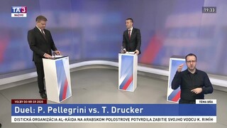 Duel v Téme dňa: Pellegrini proti Druckerovi