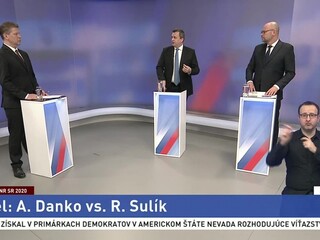 Duel v Téme dňa: Sulík proti Dankovi