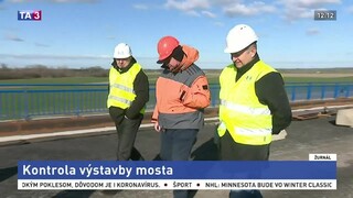Výstavba mosta pokračuje, dokončený by mal byť do konca júna