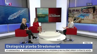 ŠTÚDIO TA3 Za hranicami: N. Fedorová a L. Kulfasová o plavbe Stredomorím