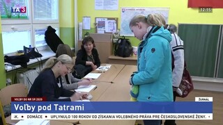 Ako to vyzerá pod Tatrami? Voliči klopali ešte pred otvorením