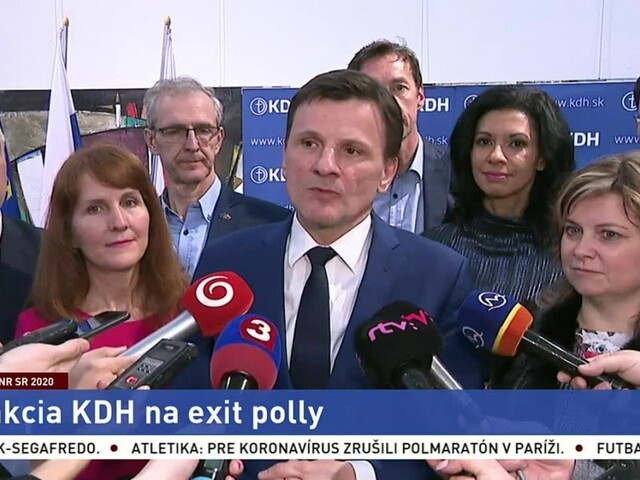 Vyhlásenie A. Hlinu po zverejnení exit pollov