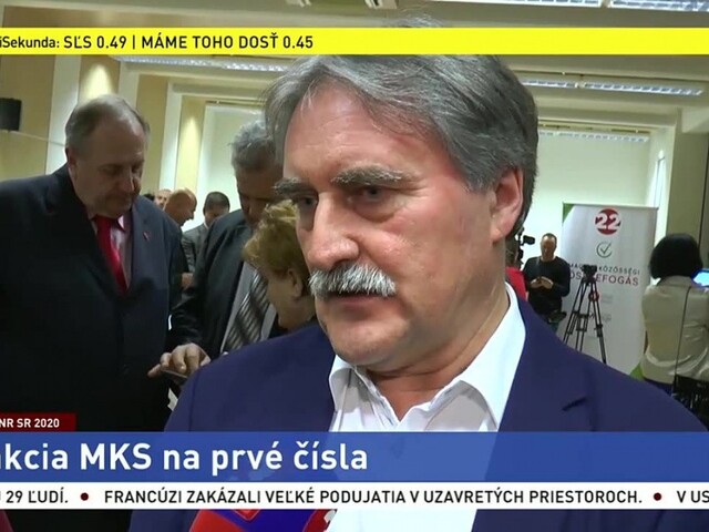 Vyhlásenie G. Bárdosa k prvým volebným odhadom