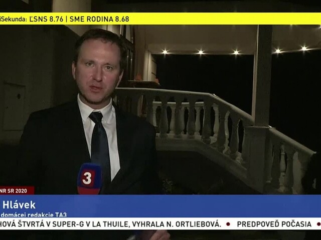 P. Hlávek o priebehu volebnej noci v centrále strany Vlasť