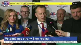 TB B. Kollára k priebežným výsledkom parlamentných volieb