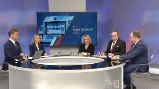 Takto vyzerala dramatická volebná noc. Pozrite si volebné štúdio TA3