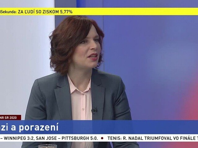 Volebné štúdio TA3 s V. Remišovou: Odchod z OĽANO neľutujem
