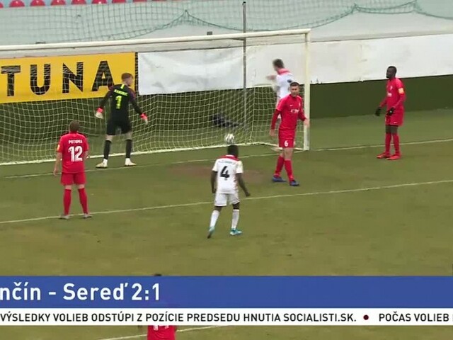 Sereď mala lepší úvod, Trenčín v zápase napokon dominoval