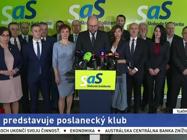 SaS ukázala poslanecký klub, Nicholsonová zostane v Bruseli