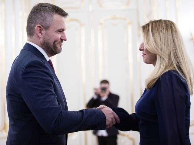 S prezidentkou sa stretol aj dosluhujúci premiér Peter Pellegrini