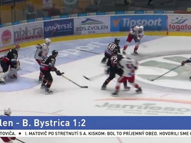 Barani zdolali Zvolen a potvrdili vedúcu pozíciu v Tipsport lige