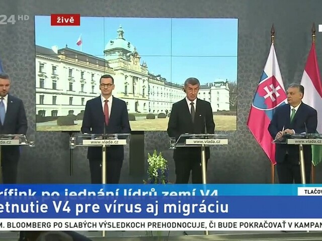 TB premiérov V4 o koronavíruse a migračnej situácii v Grécku