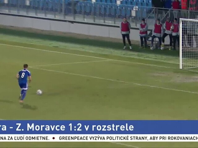 Nitra čelila Zlatým Moravciam, rozhodnúť musel až rozstrel