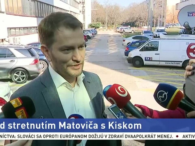 Jedna k jednej, zhodnotil Matovič šance na troj- či štvorkoalíciu