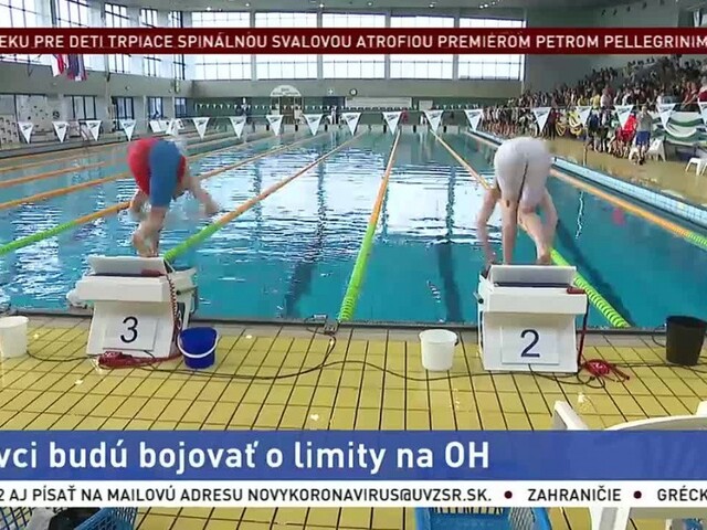 Plavci budú bojovať o limity na OH v bazéne na Pasienkoch