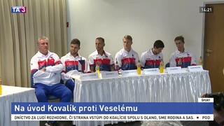 Kovalík začne proti Veselému, žreb proti Česku je známy