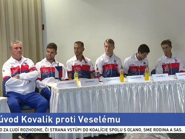 Kovalík začne proti Veselému, žreb proti Česku je známy