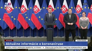 TB P. Pellegriniho o prvom potvrdenom prípade koronavírusu na Slovensku