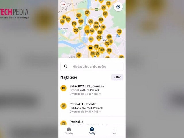 Mobilná aplikácia Slovenskej pošty uľahčuje rôzne poštové služby