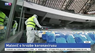 Športový lekár P. Malovič o hrozbe koronavírusu v športe