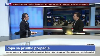 HOSŤ V ŠTÚDIU: Ekonóm V. Vaňo o prepade ceny ropy