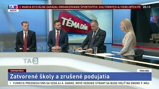 Opatrenia krízového štábu / Zatvorené školy a zrušené podujatia