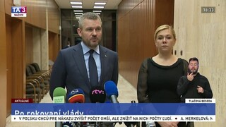 TB P. Pellegriniho a D. Sakovej k mimoriadnej situácii na Slovensku