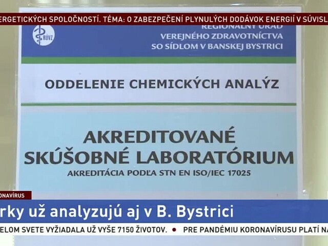 Laboratóriá sú aj v Košiciach a Bystrici, vzoriek tak vyšetria viac
