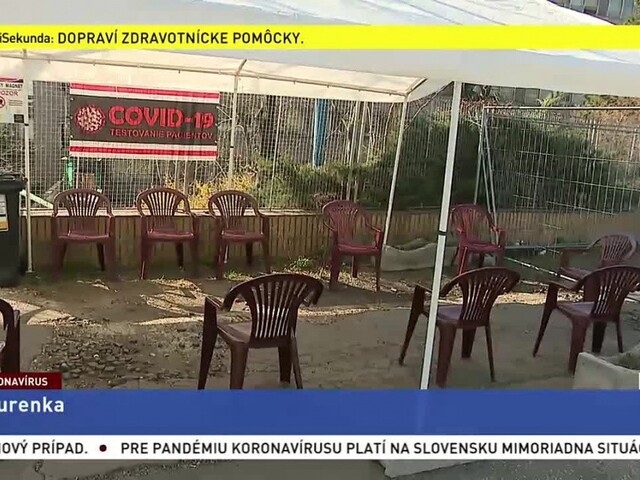 Na Kramároch spustili mobilné testovanie, ľudí testujú vonku