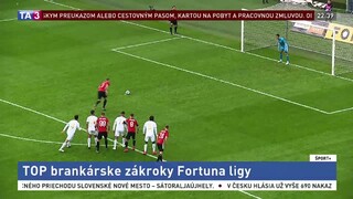 Pozrite si najlepšie brankárske zákroky jarnej časti Fortuna ligy