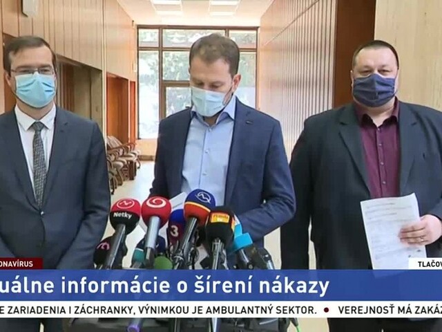 Brífing I. Matoviča k aktuálnym informáciám o šírení nákazy