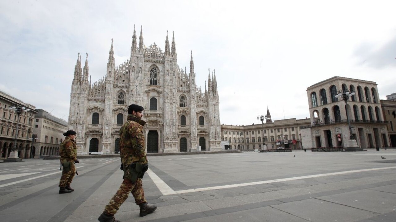 Iskierka nádeje v Taliansku. Zákaz vychádzania začína fungovať