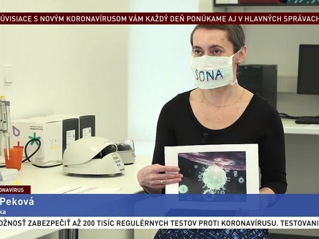Virologička S. Peková o nových českých testoch na koronavírus