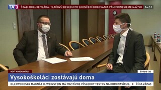 ŠTÚDIO TA3: Rektor UK M. Števček o režime univerzity počas pandémie