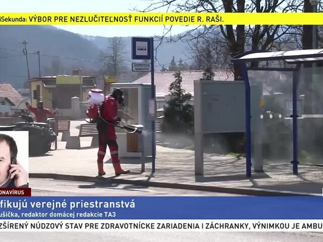 Situáciu zobrali do vlastných rúk, dezinfikujú verejné priestranstvá
