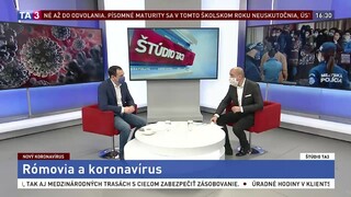 ŠTÚDIO TA3: P. Pollák o pripravenosti Rómov na koronavírus