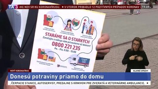 BBSK spustil donášku potravín, určená je pre seniorov