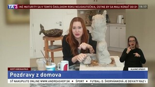 Umelci pozdravujú: sochárka Jana Brisudová