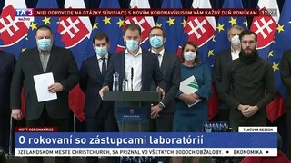 TB premiéra I. Matoviča po stretnutí so zástupcami laboratórií