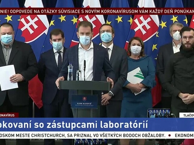 TB premiéra I. Matoviča po stretnutí so zástupcami laboratórií