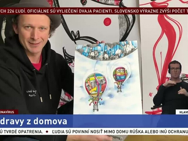 Umelci pozdravujú: výtvarník Luka Brase