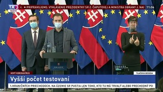 TB I. Matoviča a M. Krajčího o vyššom počte testovaných