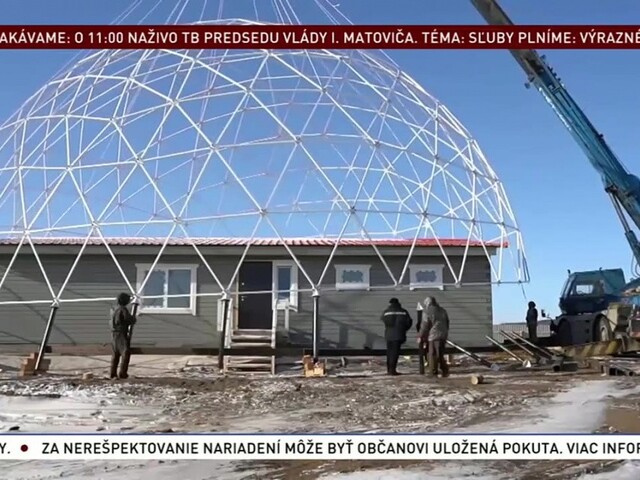 Na Sibíri testujú solárnu kupolu, miestnym má uľahčiť bývanie