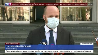 TB J. Naďa o zapojení armády do opatrení proti šíreniu nákazy