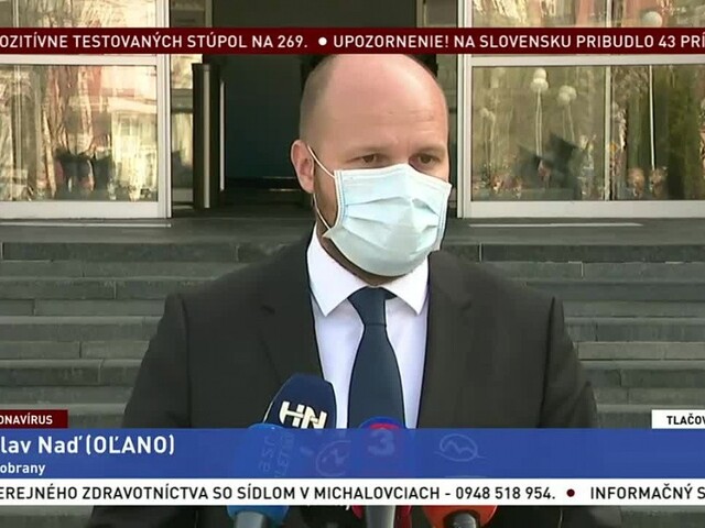 TB J. Naďa o zapojení armády do opatrení proti šíreniu nákazy