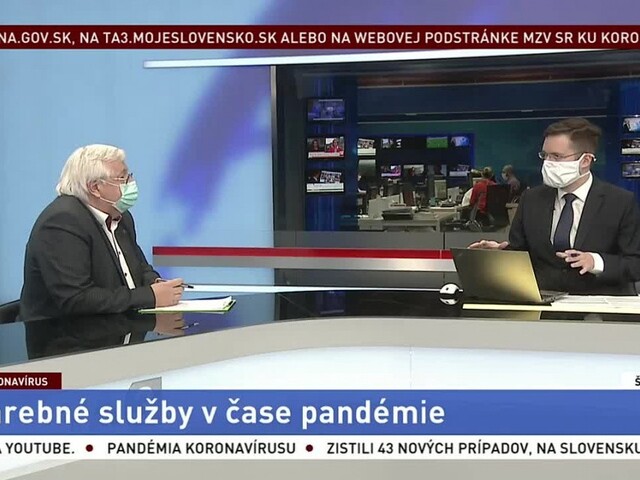 ŠTÚDIO TA3: L. Stríž o pohrebných službách v čase pandémie