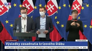 TB I. Matoviča a M. Krajčího o výsledkoch zasadnutia krízového štábu