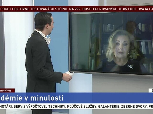 ŠTÚDIO TA3: M. Holubová o pandémiách v minulosti